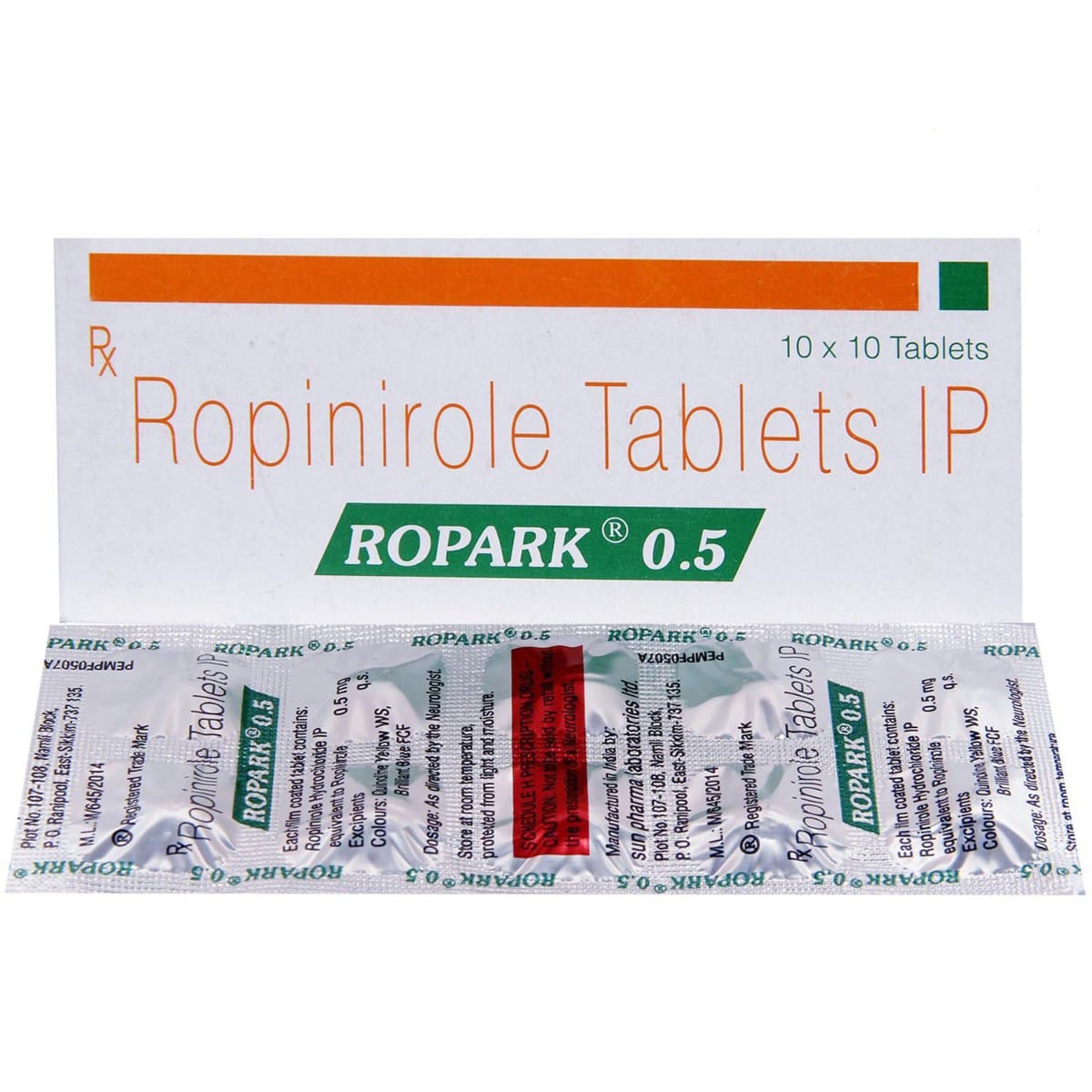 Buy Ropark 0.5 Tablet 10's Online