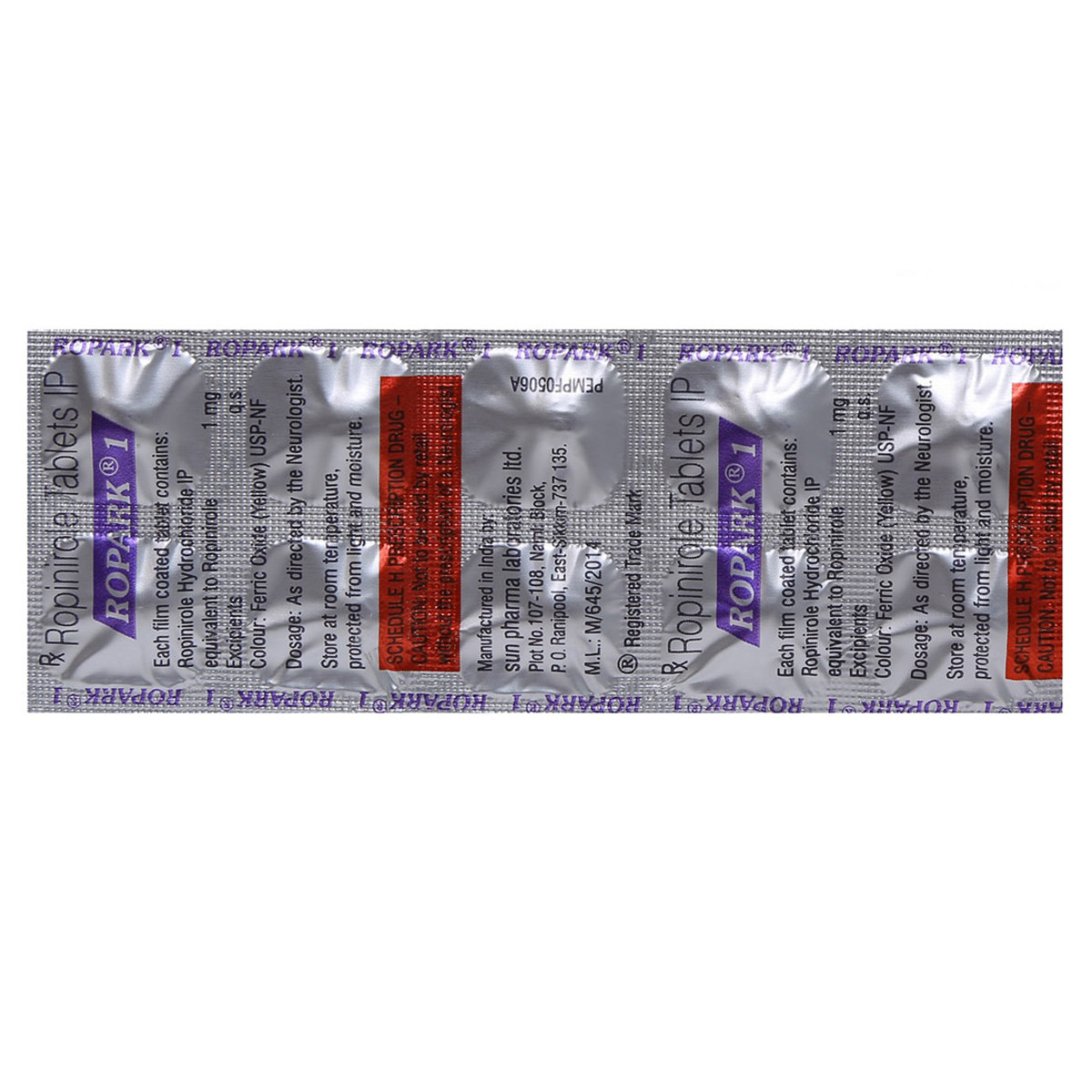 Ropark 1 Tablet 10's, Pack of 10 TABLETS Ropark 1 Tablet 10's, Pack of 10 TABLETS