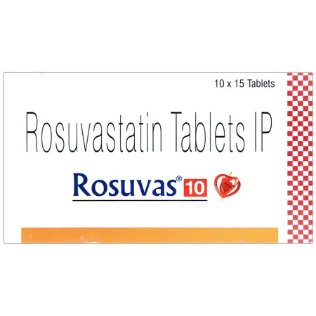 Rosuvas 10 Tablet 15's