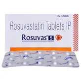 Rosuvas 5 Tablet 15's, Pack of 15 TABLETS
