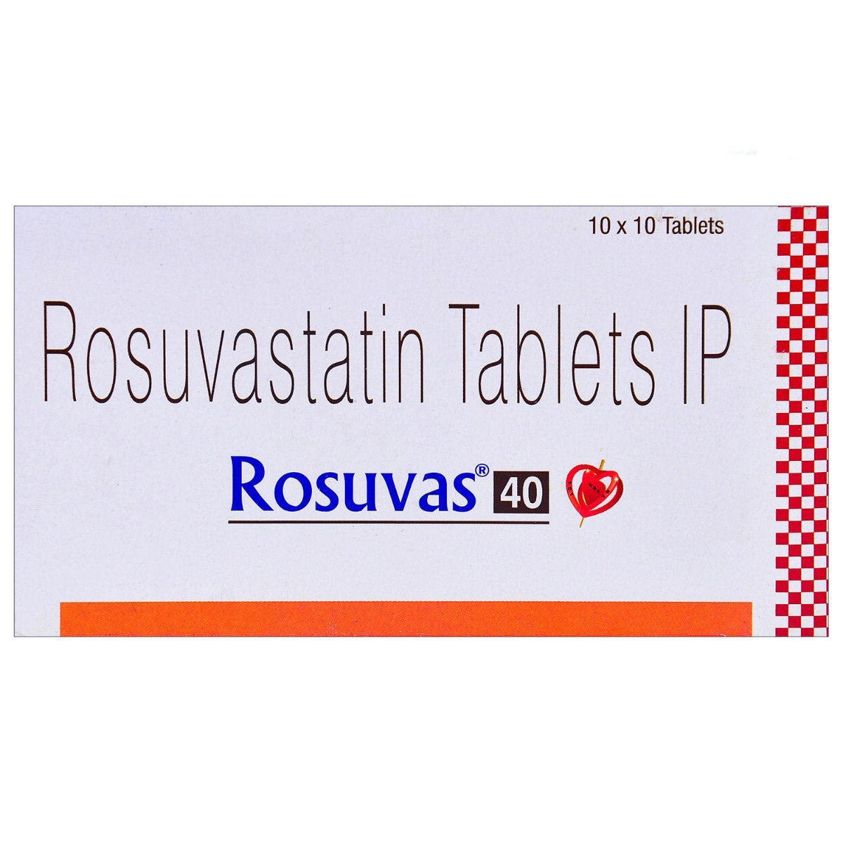 Rosuvas 40 Tablet 10's, Pack of 10 TABLETS Rosuvas 40 Tablet 10's, Pack of 10 TABLETS