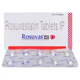 Rosuvas 40 Tablet 10's, Pack of 10 TABLETS