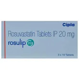 Rosulip 20 Tablet 10's, Pack of 10 TABLETS
