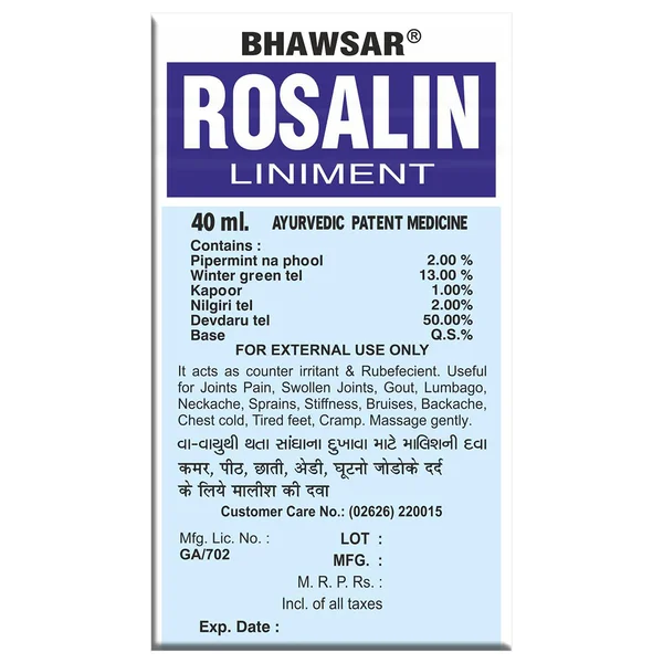 Rosalin Liniment, 40 ml