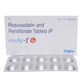 Rosulip-F 10 Tablet 10's, Pack of 10 TABLETS