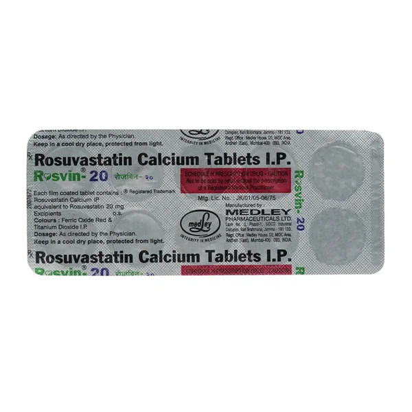 Rosvin 20 Tablet 10's