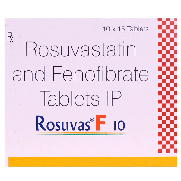 Rosuvas F 10 Tablet 15's, Pack of 15