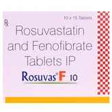 Rosuvas F 10 Tablet 15's, Pack of 15 TABLETS