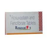 Rosuvas F 5 Tablet 15's, Pack of 15 TABLETS