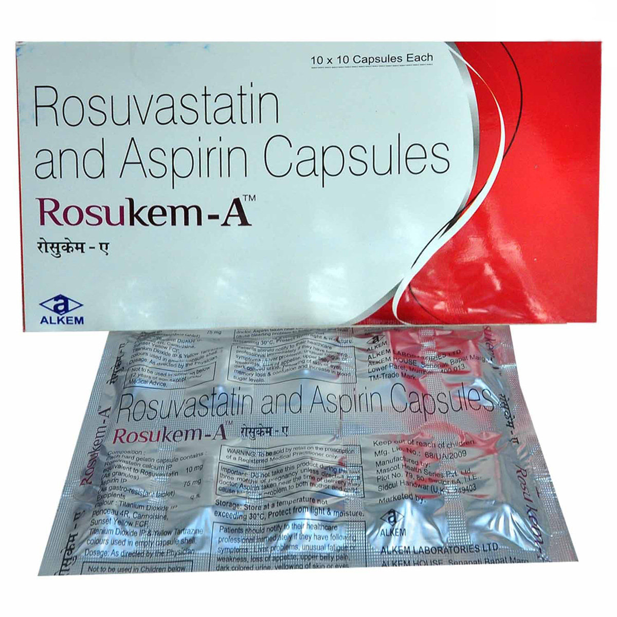 Rosukem-A Capsule 10's, Pack of 10 Rosukem-A Capsule 10's, Pack of 10