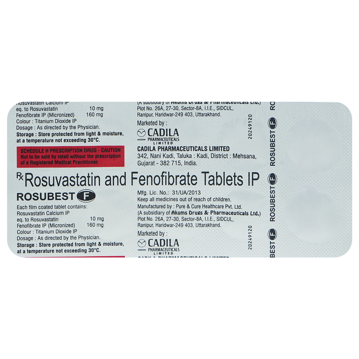Rosubest F Tablet 10's, Pack of 10 Rosubest F Tablet 10's, Pack of 10