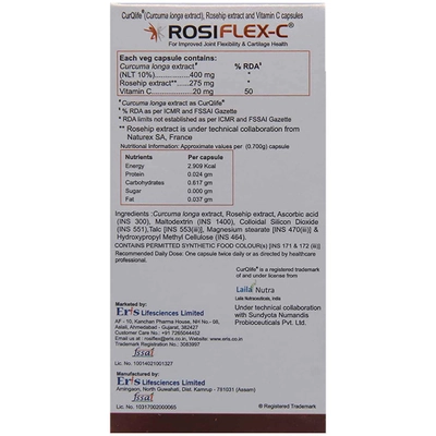 Rosiflex-C Capsule 20's, Pack of 1 CAPSULE