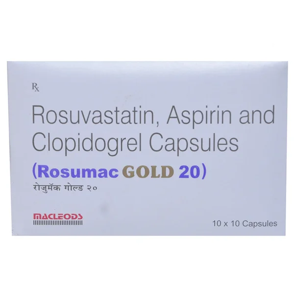 Rosumac Gold 20 Capsule 10's, Pack of 10 CAPSULES