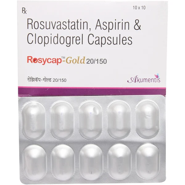 Rosycap-Gold 20/150 Capsule 10's