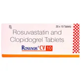Rosuvas CV 10 Tablet 10's, Pack of 10 TABLETS