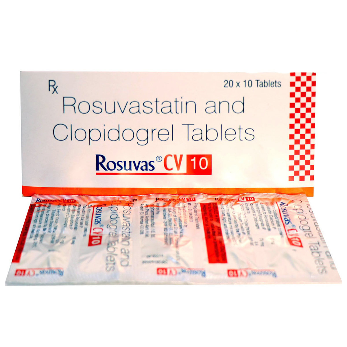 Rosuvas CV 10 Tablet 10's, Pack of 10 Rosuvas CV 10 Tablet 10's, Pack of 10
