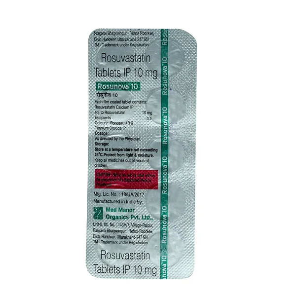 Rosunova 10 mg Tablet 10's