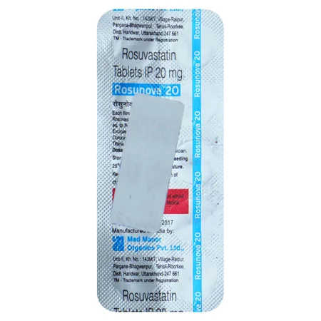 Rosunova 20 mg Tablet 10's