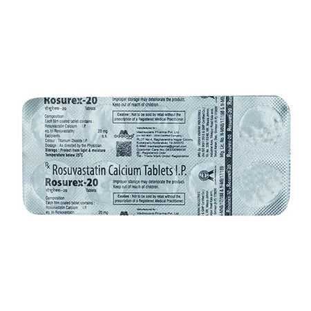 Rosurex-20 Tablet 10's