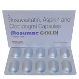 Rosumac gold 10 Capsule 10's, Pack of 10 CAPSULES