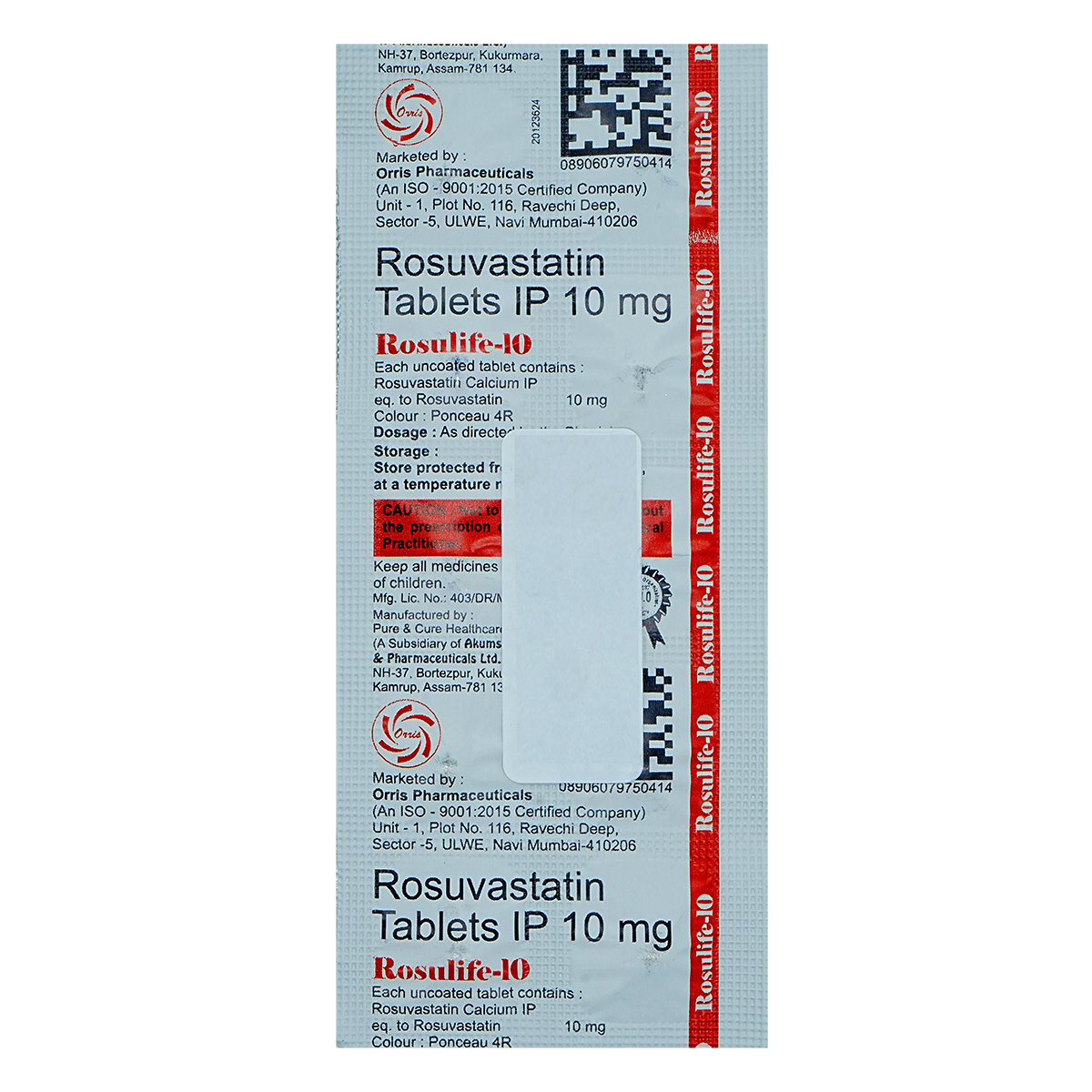 Rosulife-10 Tablet 10's, Pack of 10 TABLETS Rosulife-10 Tablet 10's, Pack of 10 TABLETS