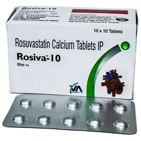 Rosiva-10 Tablet 10's