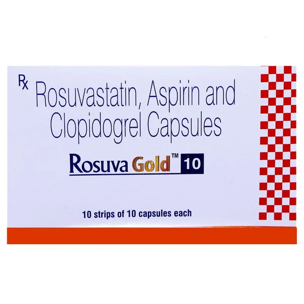 Rosuva Gold 10 Capsule 10's, Pack of 10 CAPSULES