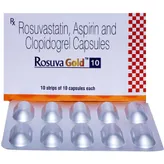 Rosuva Gold 10 Capsule 10's, Pack of 10 CAPSULES