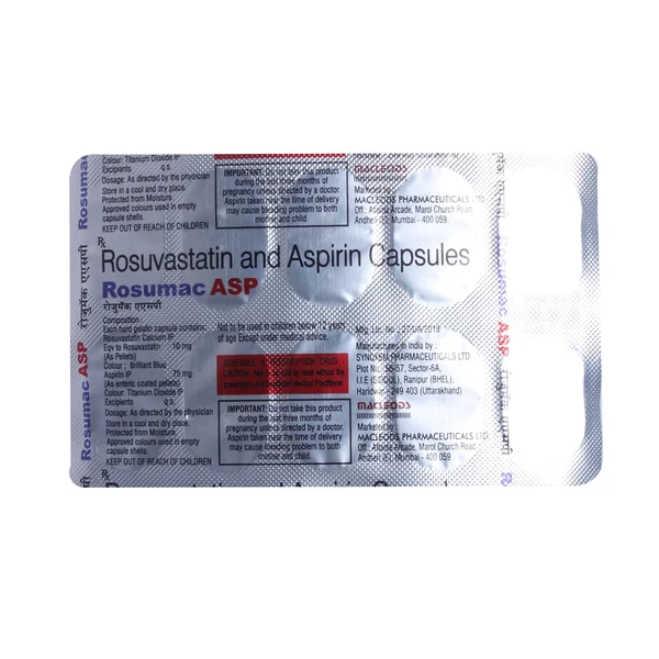 Rosumac ASP Capsule 10's, Pack of 10
