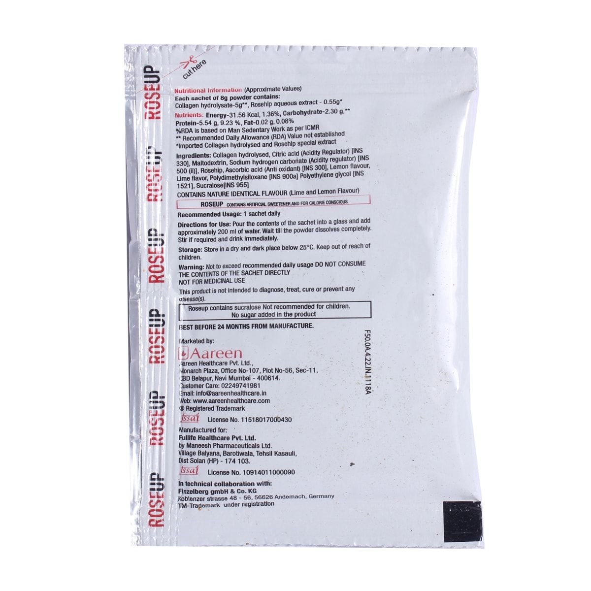 Roseup Sachet 8gm Price, Uses, Side Effects, Composition Apollo Pharmacy
