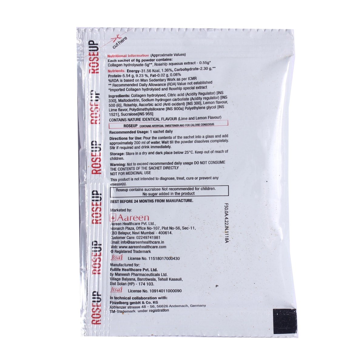 Roseup Sachet 8gm, Pack of 1 Sachet Roseup Sachet 8gm, Pack of 1 Sachet
