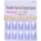 Roseday-Gold 20 Capsule 10's, Pack of 10 CAPSULES