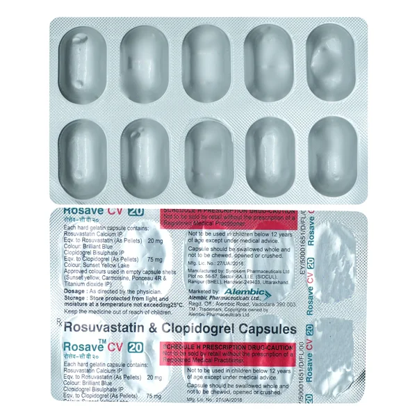 Rosave CV 20 Capsule 10's
