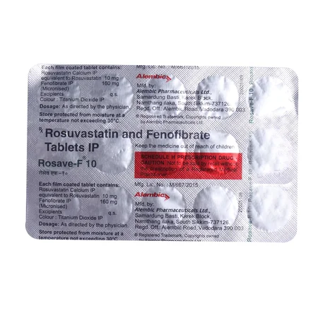 Rosave F 10 Tablet 15's