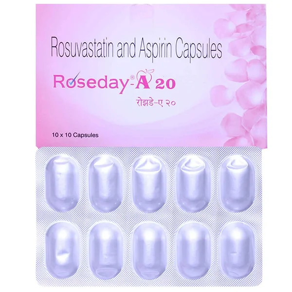 Roseday A 20 Capsule 10's, Pack of 10 CAPSULES