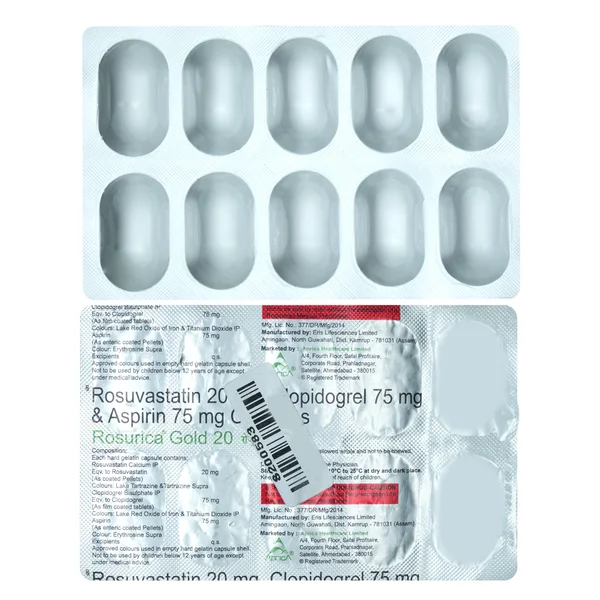 Rosurica Gold 20 Capsule 10's, Pack of 10 CAPSULES