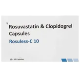 Rosuless-C 10mg Capsule 10's, Pack of 10 CapsuleS