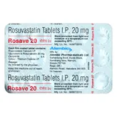 Rosave 20 Tablet 15's, Pack of 15 TABLETS