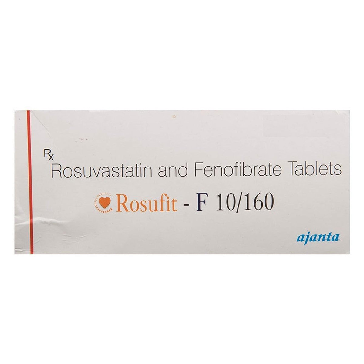 Rosufit-F 10 mg/160 mg Tablet 15's, Pack of 15 Rosufit-F 10 mg/160 mg Tablet 15's, Pack of 15