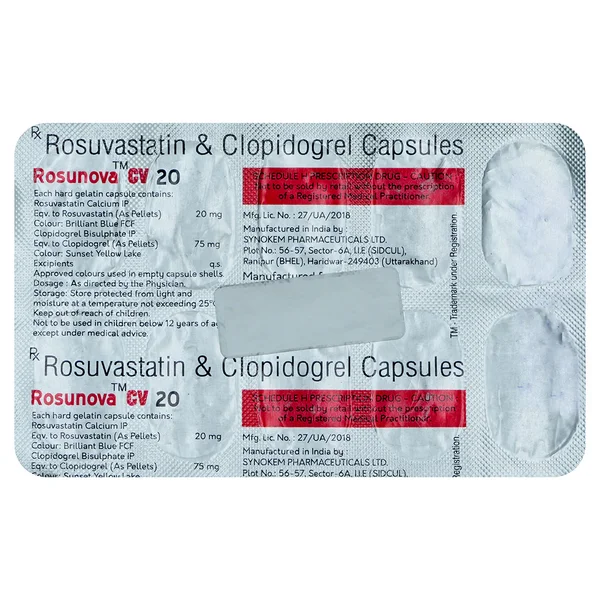 Rosunova CV 20 Capsule 10's