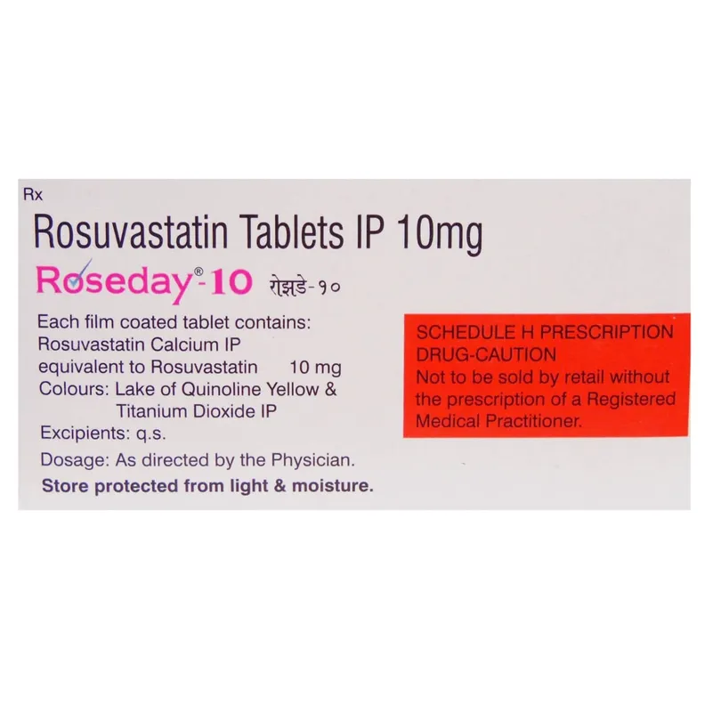 Buy Roseday 10 Tablet online | Uses, Side Effects, Price and ...