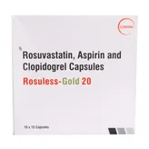 Rosuless-Gold 20 Capsule 15's, Pack of 15 CAPSULES