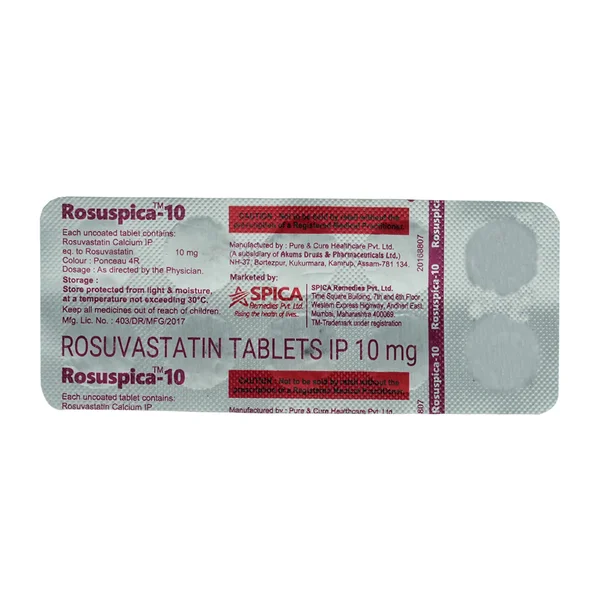 Rosuspica 10 mg Tablet 10's