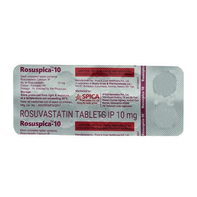 Rosuspica 10 mg Tablet 10's, Pack of 10 TABLETS