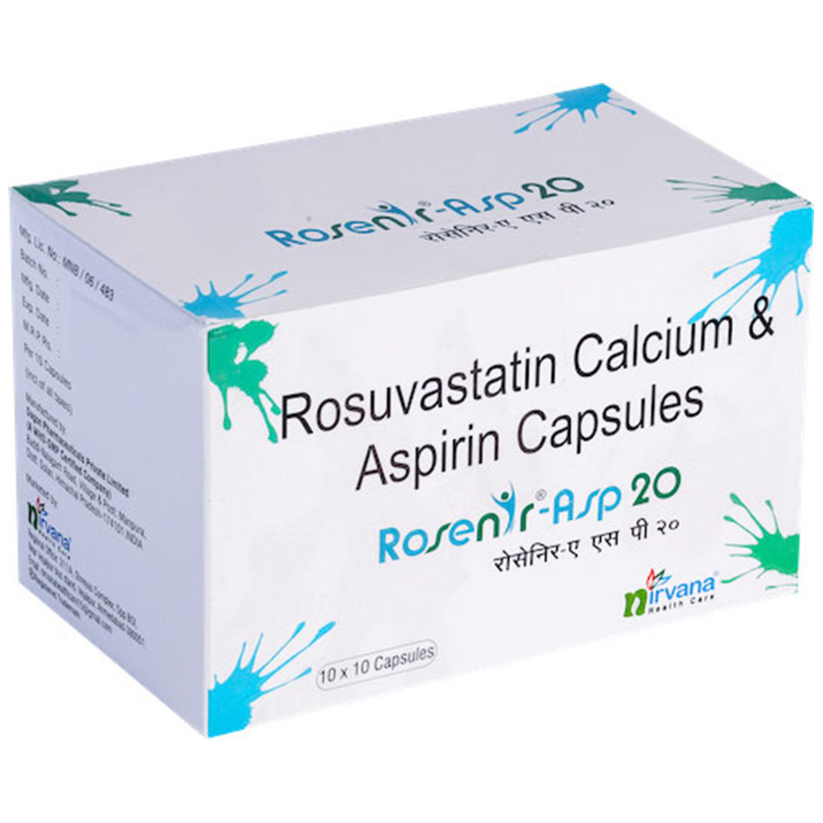 Rosenir-ASP 20 Capsule 10's Rosenir-ASP 20 Capsule 10's