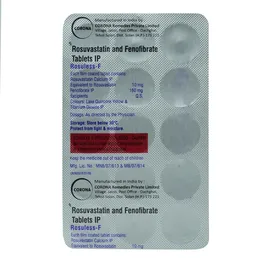 Rosuless-F 10/160 Tablet | Uses, Side Effects, Price | Apollo Pharmacy