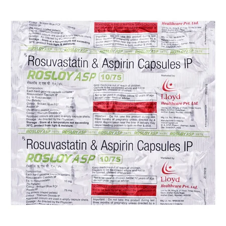 Rosloy ASP 10 mg/75 mg Capsule 15's