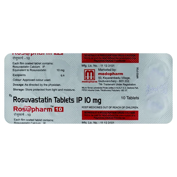 Rosupharm 10 Tablet 10's