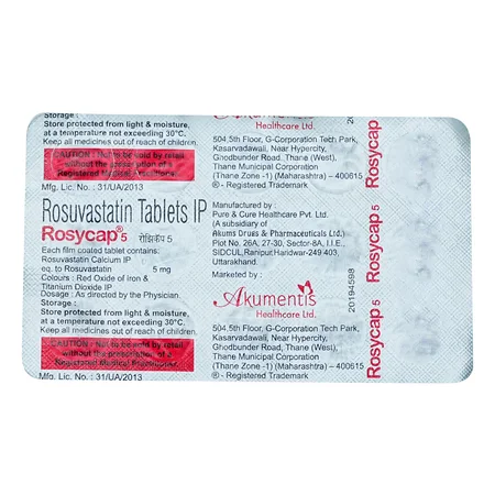 Rosycap 5 Tablet 15's