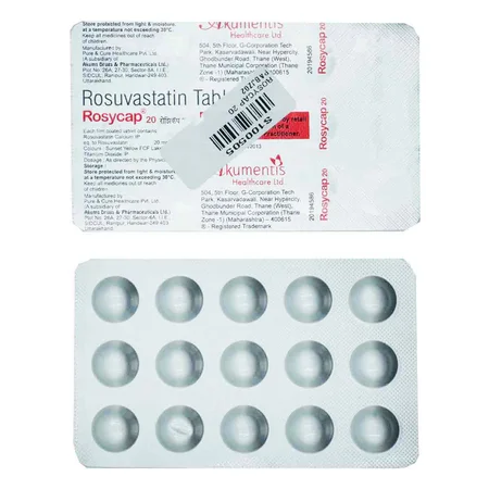 Rosycap 20 mg Tablet 15's